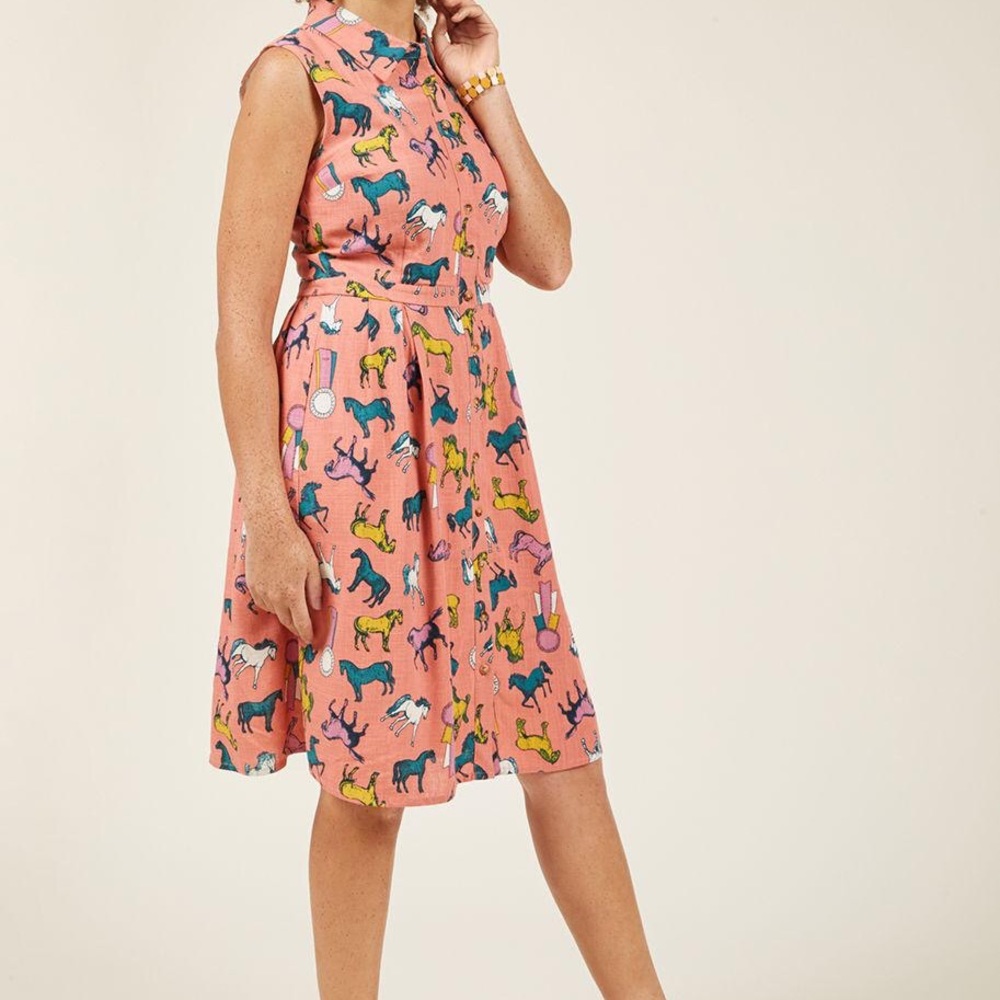 ModCloth Broadcast Coordinator dress, vintage inspired, spring/summer, pockets!